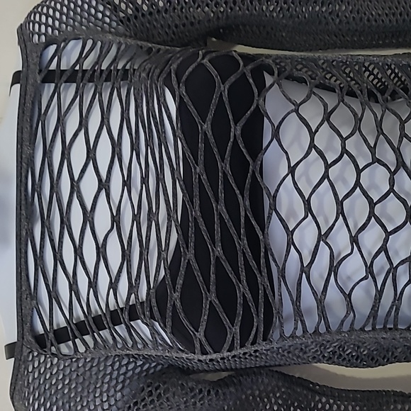 Gray -fish net, nylon/spandex long sleeve top. Quality Fabic, no size or tags - Picture 2 of 5